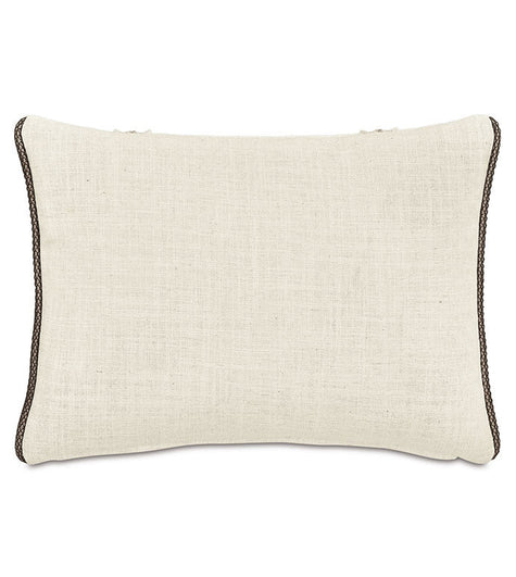 Eastern Accents Rosecliff Trim Applique Decorative Pillow