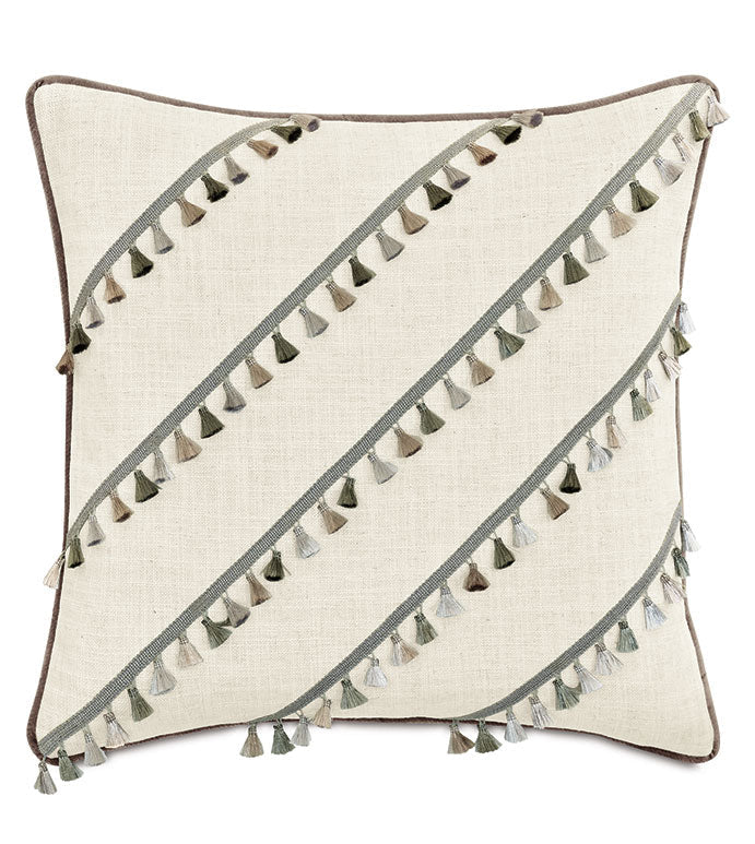 Eastern Accents Rosecliff Tassel Decorative Pillow