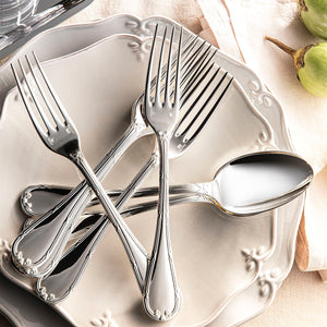 Christofle Rubans Silver Plated Standard Dinner Fork