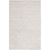 Feizy Redford 8846F Transitional Solid in Ivory/Gray