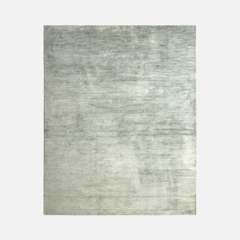 Halston Textured Lyocell Striped Area Rug