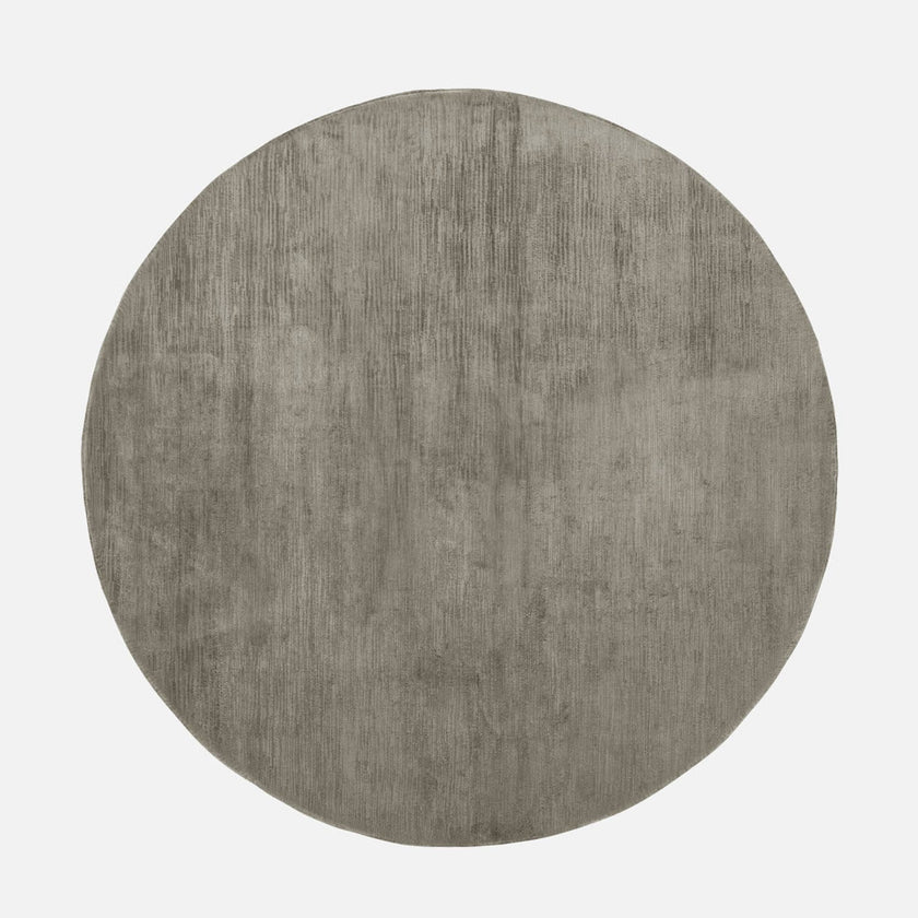 Halston Textured Lyocell Striped Area Rug