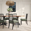 Halston Textured Lyocell Striped Area Rug