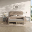 Halston Textured Lyocell Striped Area Rug