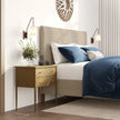 Halston Textured Lyocell Striped Area Rug