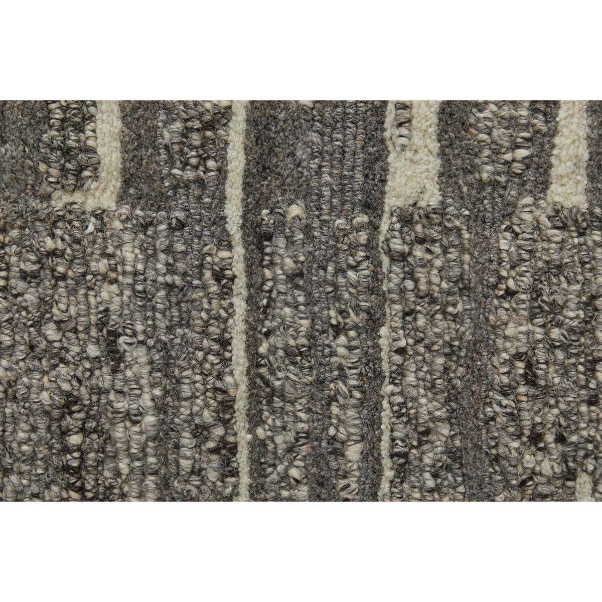Feizy Navaro 8914F Modern Abstract Rug in Gray/Taupe/Ivory