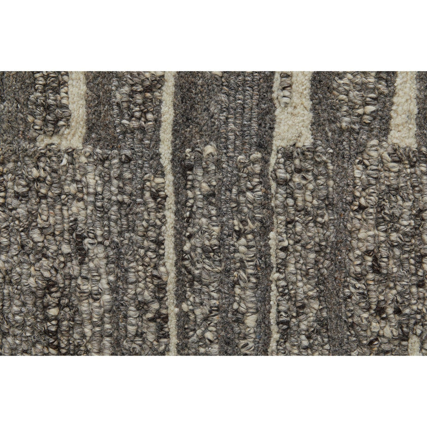 Feizy Navaro 8914F Modern Abstract Rug in Gray/Taupe/Ivory