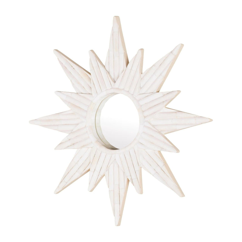Century Furniture Sunburst Bone Mirror