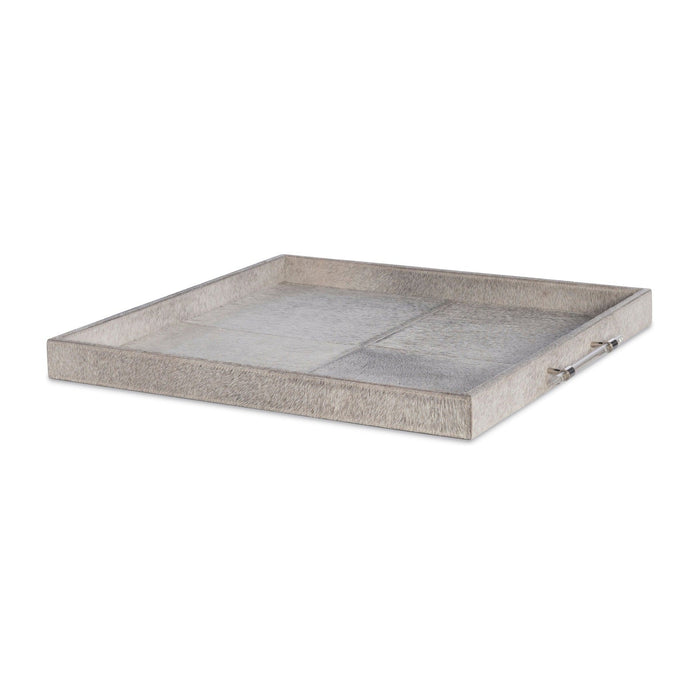 Century Furniture Grand Tour Sterling Hair-On-Hide Tray