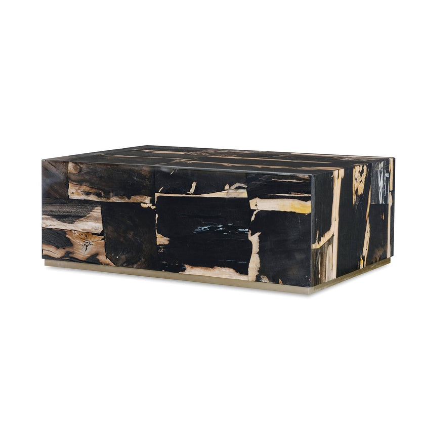 Century Furniture Grand Tour Furniture Petrified Wood Cocktail Table