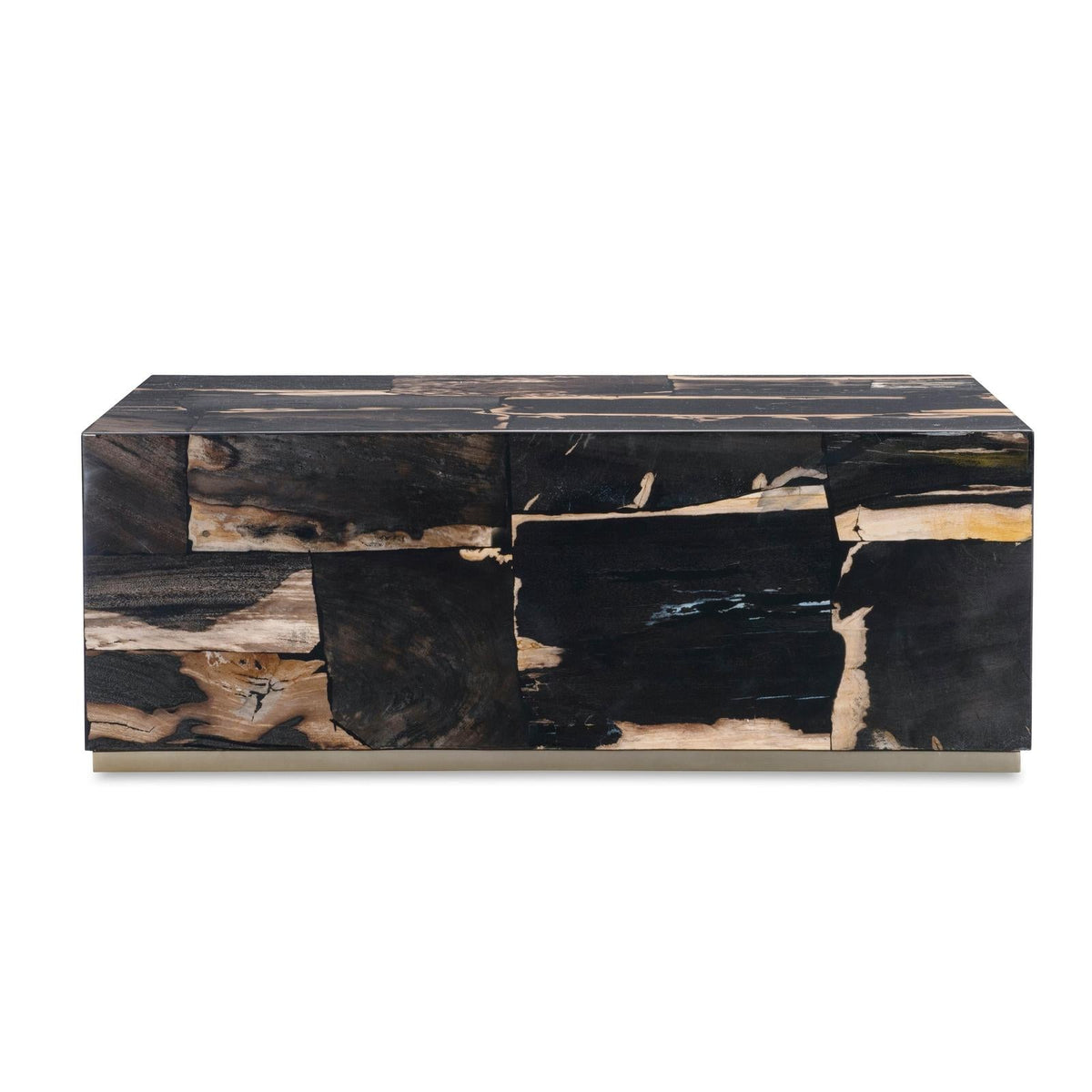 Century Furniture Grand Tour Furniture Petrified Wood Cocktail Table