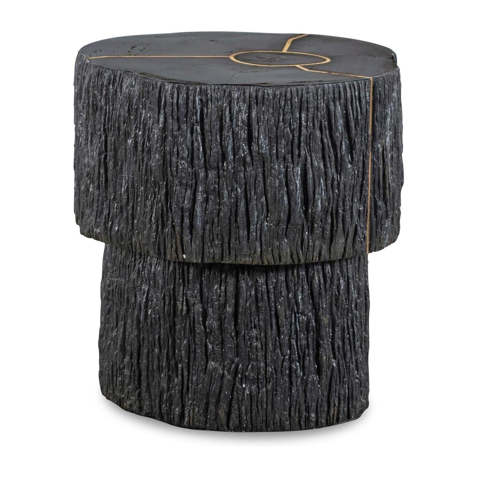 Century Furniture Grand Tour Elan Petrified Wood Accent Table