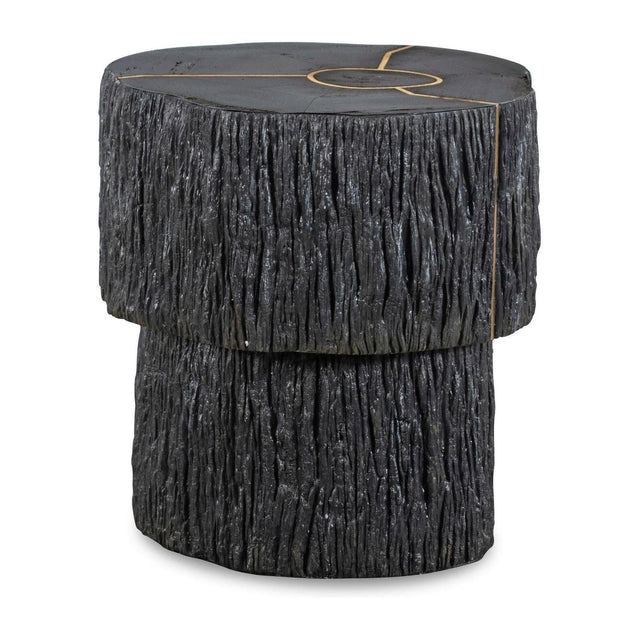 Century Furniture Grand Tour Elan Petrified Wood Accent Table