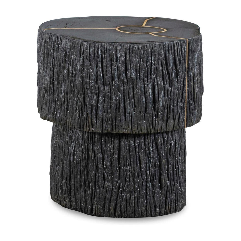 Century Furniture Grand Tour Elan Petrified Wood Accent Table