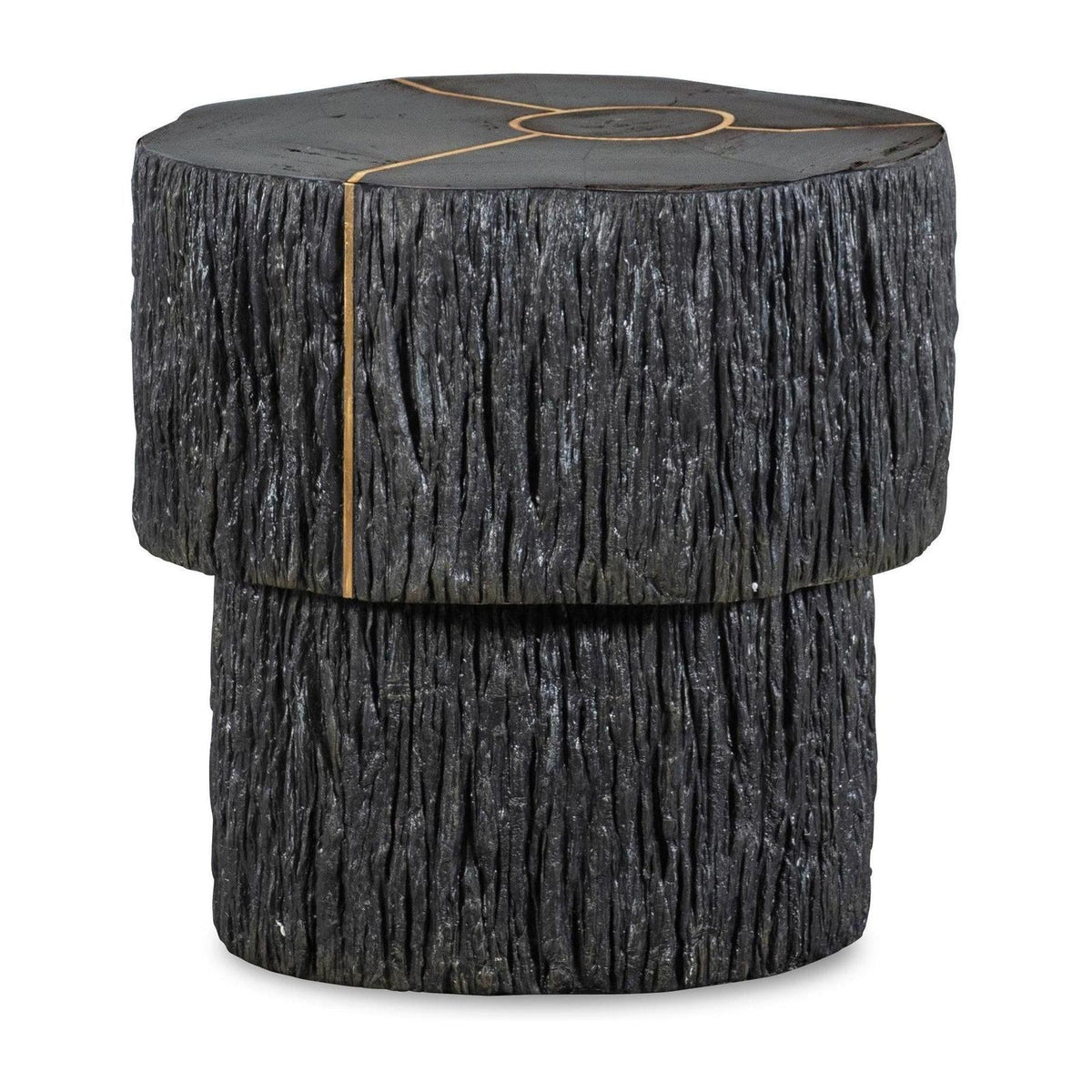 Century Furniture Grand Tour Elan Petrified Wood Accent Table