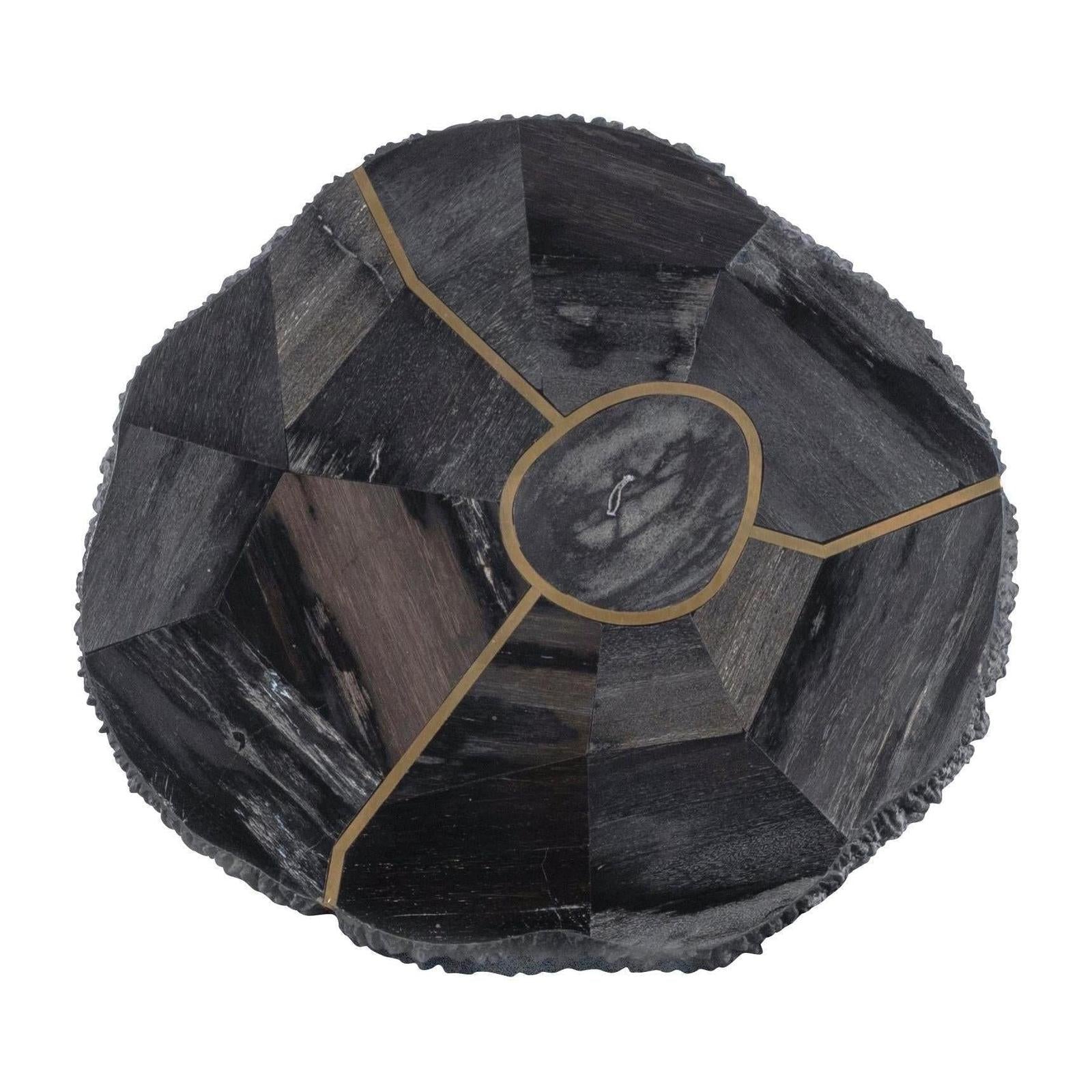 Century Furniture Grand Tour Elan Petrified Wood Accent Table