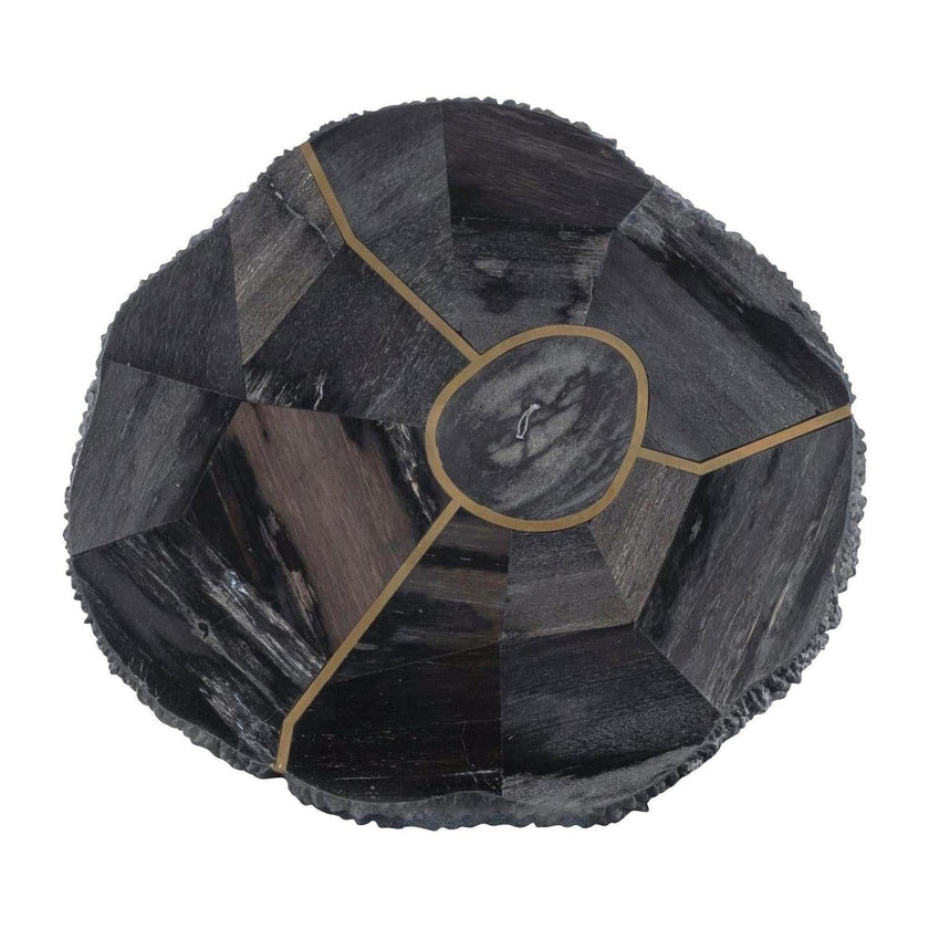 Century Furniture Grand Tour Elan Petrified Wood Accent Table
