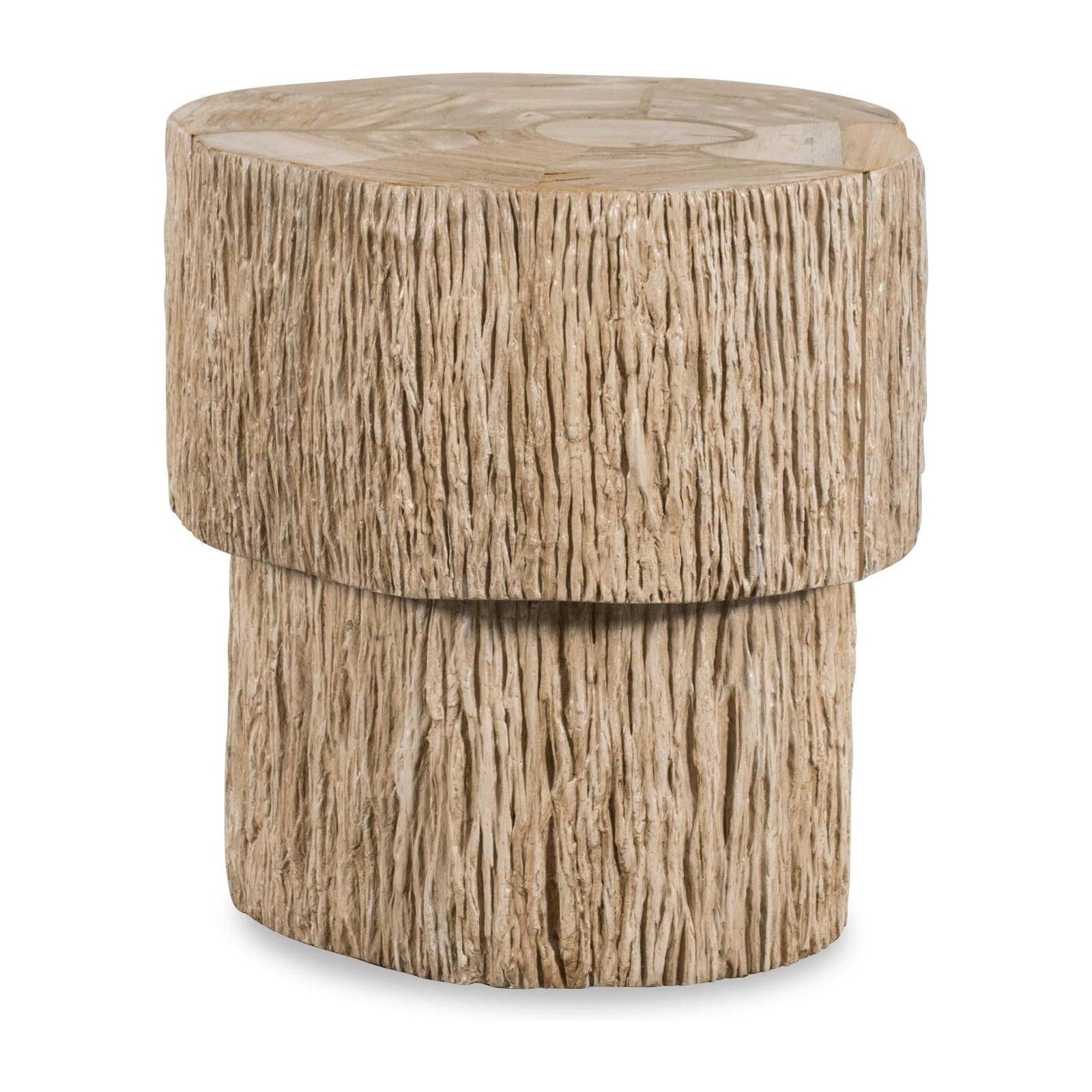 Century Furniture Grand Tour Elan Petrified Wood Accent Table