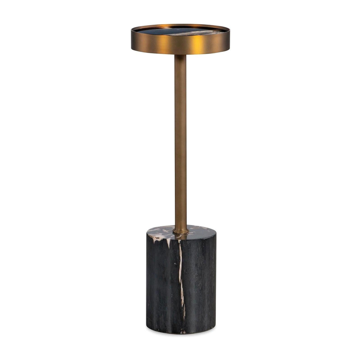 Century Furniture Grand Tour Acme Petrified Wood Drinks Tbl