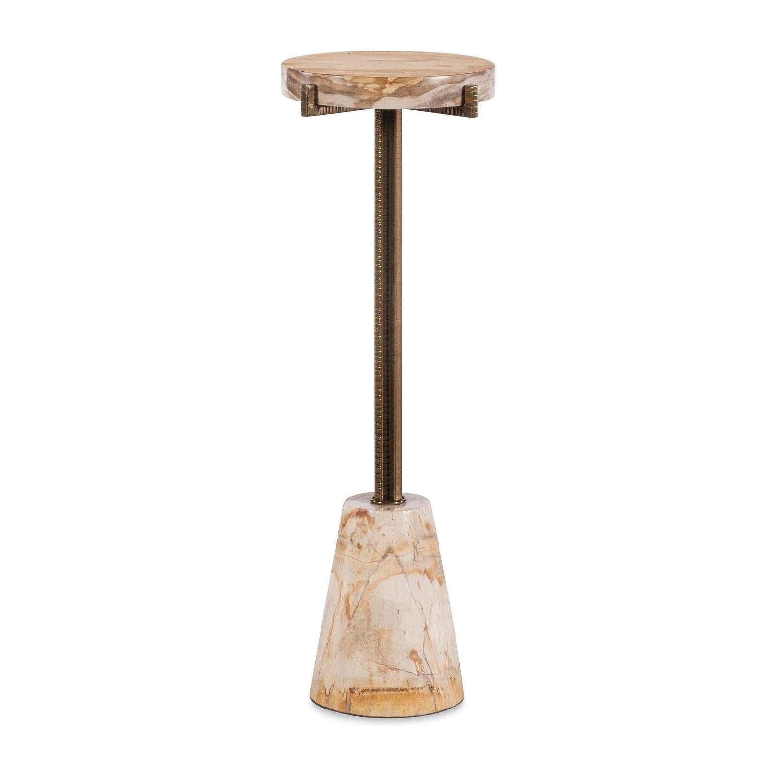 Century Furniture Grand Tour Acme Petrified Wood Drinks Tbl