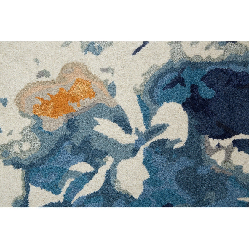 Feizy Dafney 8871F Transitional Floral & Botanical in Blue