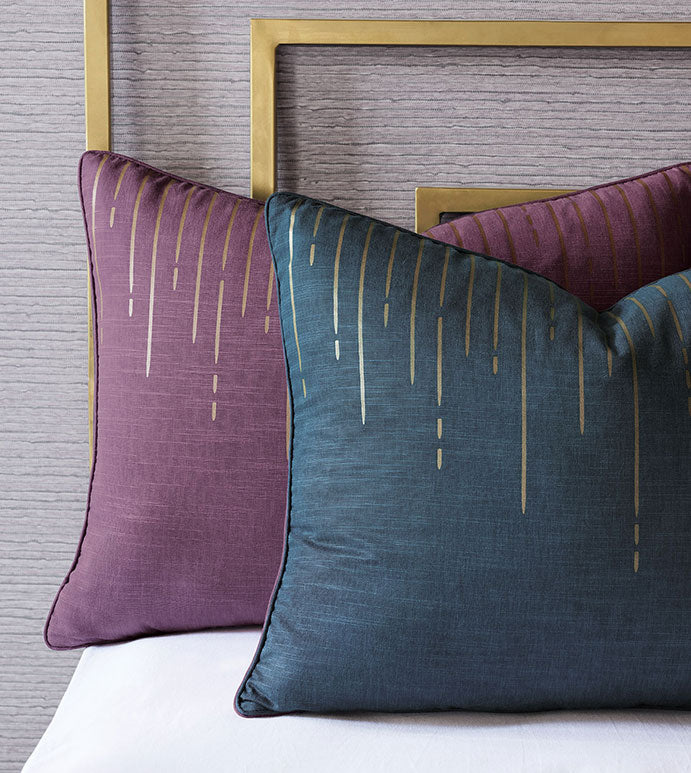 Eastern Accents Tabitha Metallic Drip Sham
