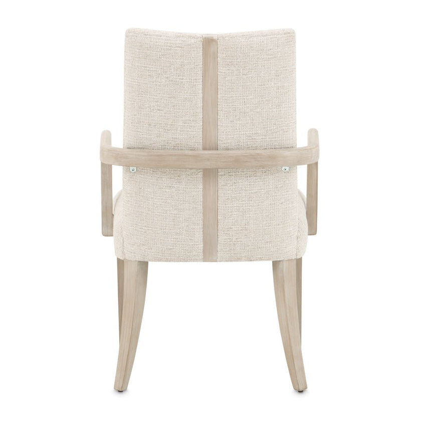 Michael Amini Lotus Bay Dining Arm Chair - Sand
