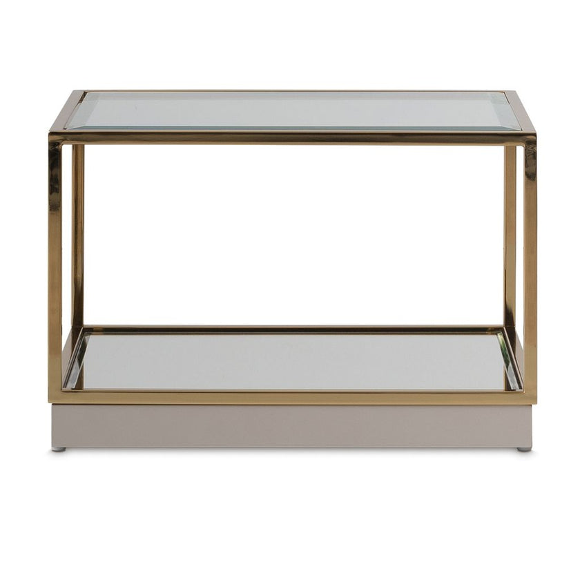 Michael Amini Savannah Breeze Tall Cocktail Table, Set of 2 - Bright Gold