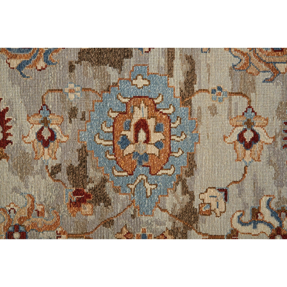 Feizy Leylan 0583F Transitional Floral & Botanical in Brown/Tan/Gray