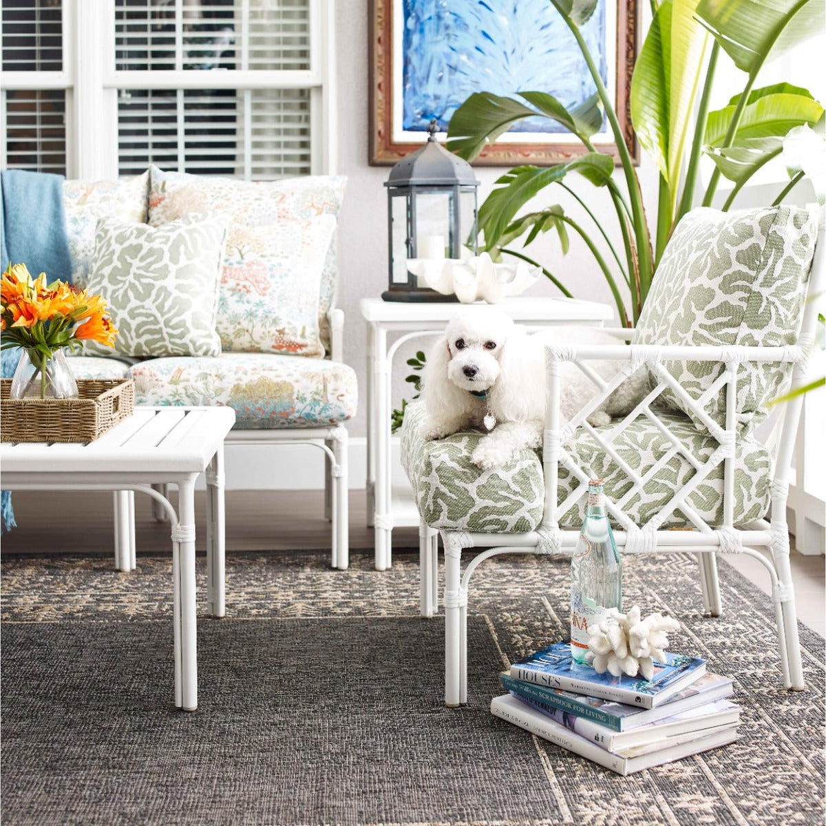 Woodbridge Furniture Carlyle Outdoor Occasional Arm Chair