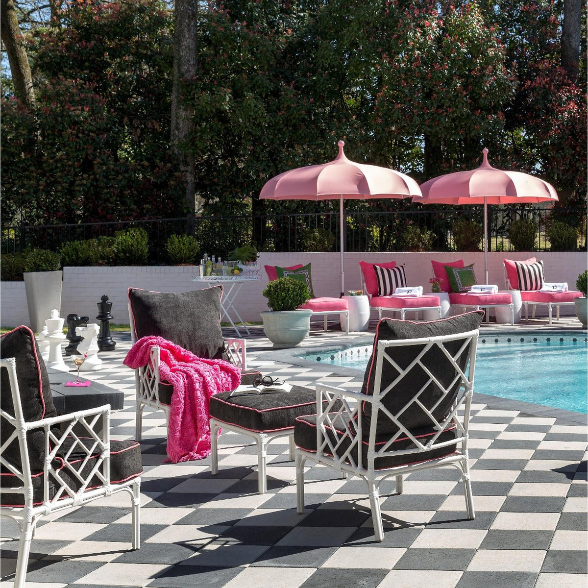 Woodbridge Furniture Carlyle Outdoor Occasional Arm Chair