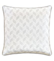 Eastern Accents Tilda Metallic Pearly White Decorative Pillow