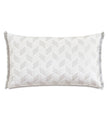Eastern Accents Tilda Metallic Pearly White Decorative Pillow