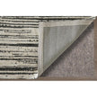 Feizy Colton 8A56F Modern Abstract Rug in Black/Ivory