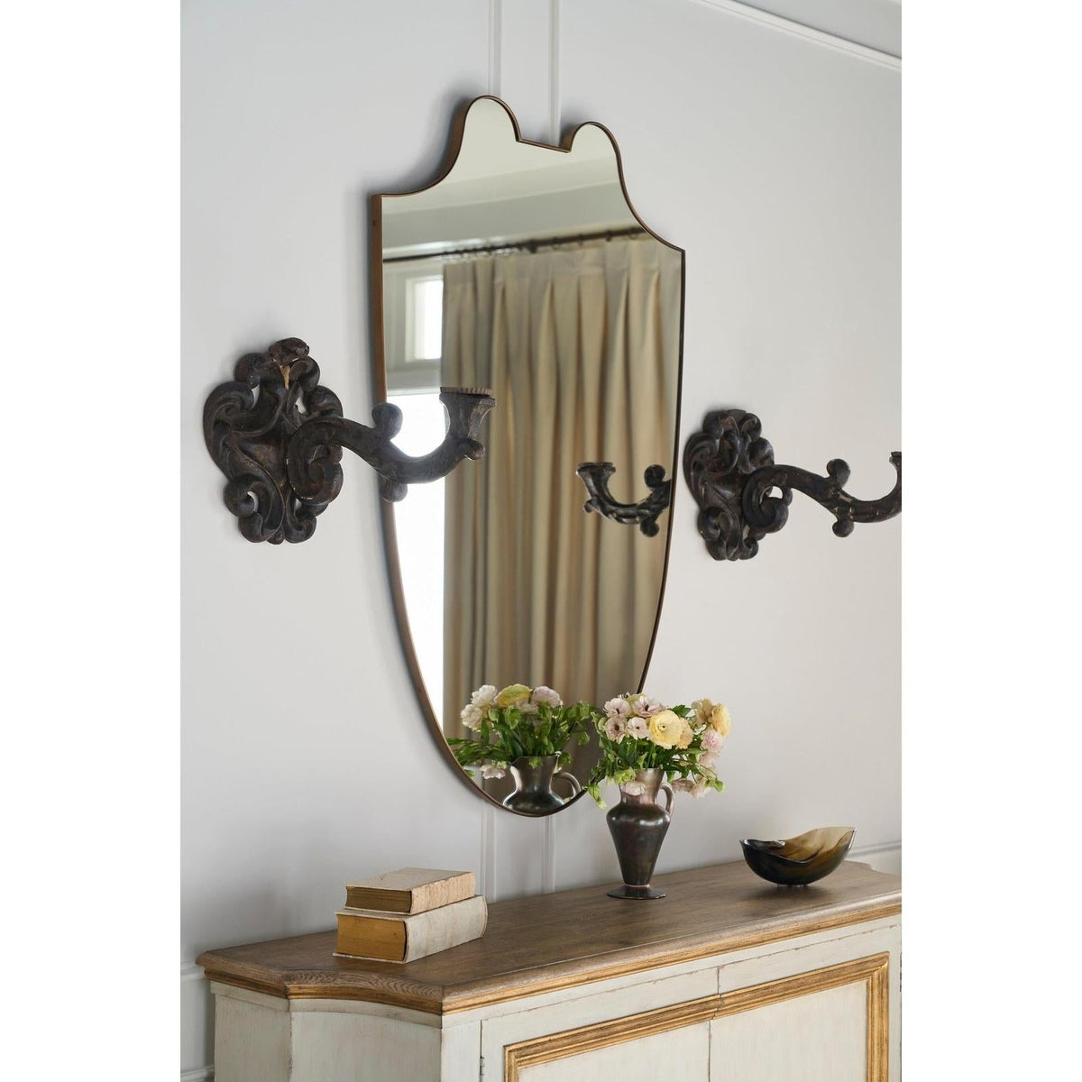 Century Furniture Tara Shaw Rivoli Shield Mirror