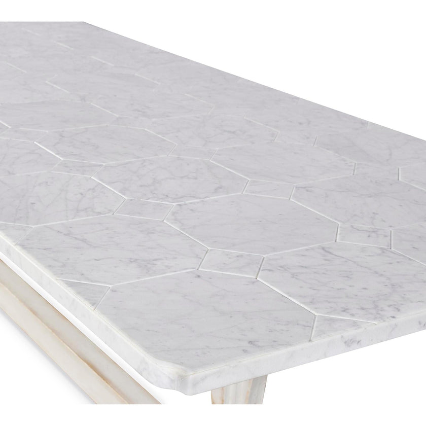 Century Furniture Tara Shaw Lucca Ii 120 Dining Table - Stone Top