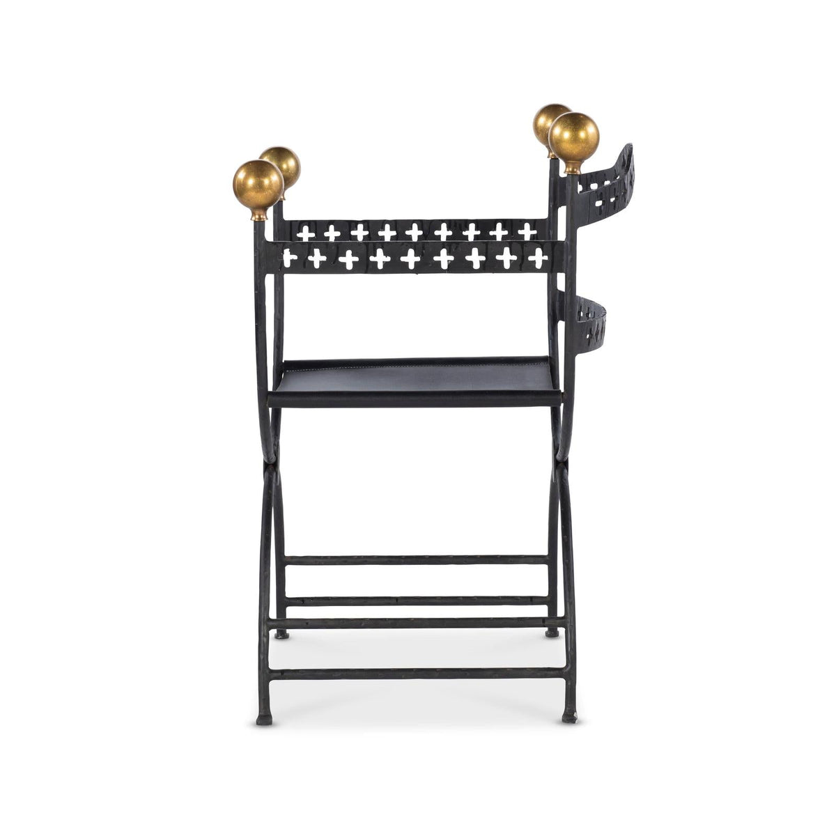 Century Furniture Tara Shaw Dante Iron Savonarola Chair