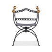 Century Furniture Tara Shaw Dante Iron Savonarola Chair