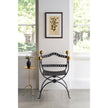 Century Furniture Tara Shaw Dante Iron Savonarola Chair