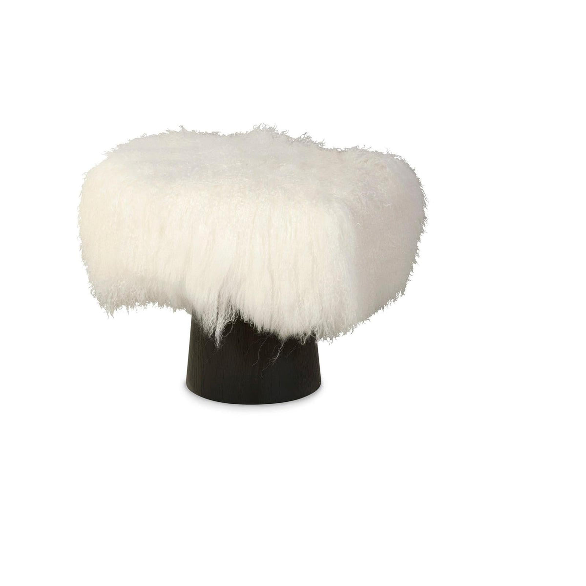 Century Furniture Tara Shaw Pompiduo Italian Mongolian Lamb Stool