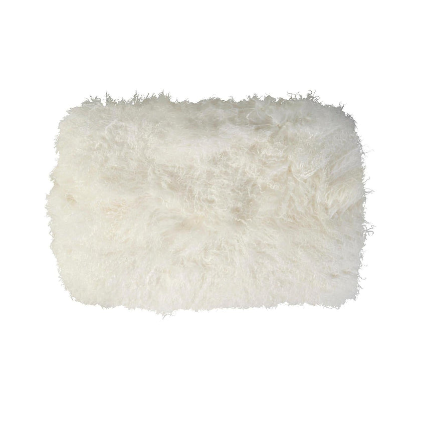 Century Furniture Tara Shaw Pompiduo Italian Mongolian Lamb Stool