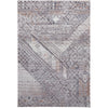 Feizy Francisco 39GGF Transitional Abstract in Ivory/Gray