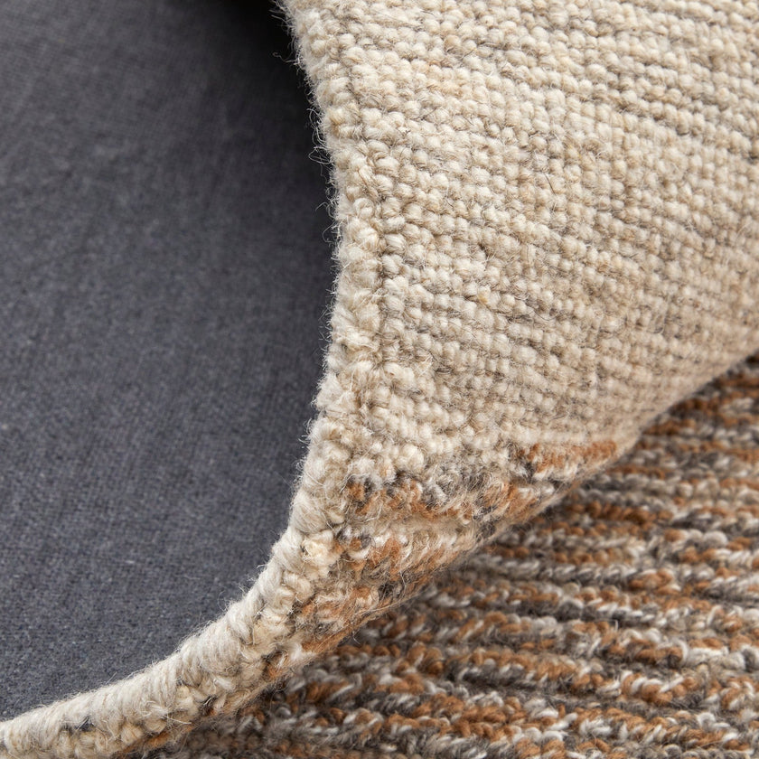 Feizy Pollock 8952F Modern Abstract in Brown/Tan/Ivory
