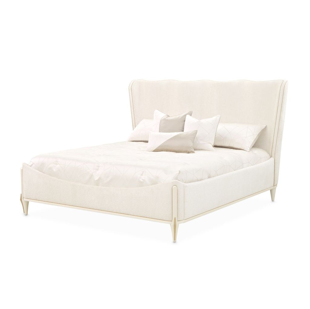 Michael Amini La Terrazza Panel Bed - Creamy Pearl