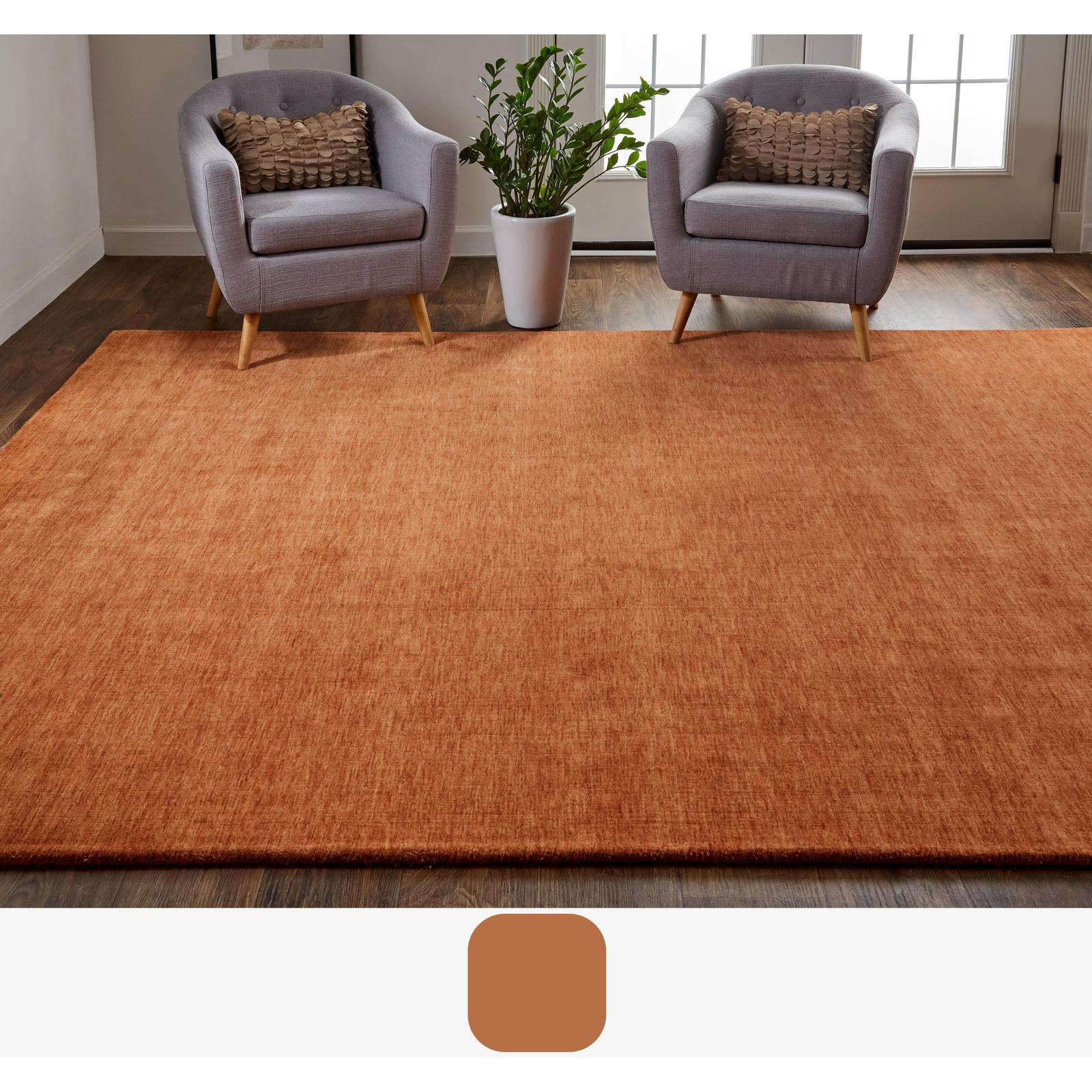 Feizy Luna 8049F Modern Solid Rug