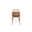 Danica Bamboo Style Upholstered Wood Bench