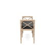 Danica Bamboo Style Upholstered Wood Bench