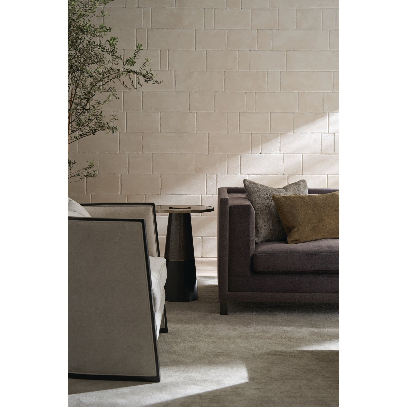Caracole Upholstery Cut Away Accent Chair
