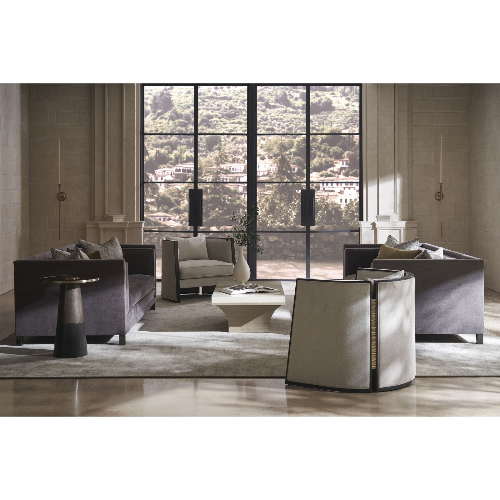 Caracole Upholstery Cut Away Accent Chair