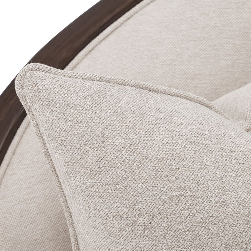 Michael Amini Camellia Field 3-Piece Chenille Sofa - Linen/Warm Pecan